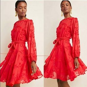 Anthropologie x mare mare red dress